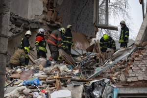 Man's body found under building rubble in Odesa