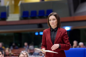 Санду в ПАРЄ: Військова агресія Росії та її гібридні операції мають єдину мету