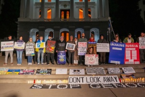 В американському Сакраменто громада провела мітинг на підтримку України