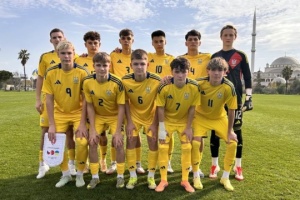Юнацька збірна України з футболу стала першою на турнірі у Туреччині