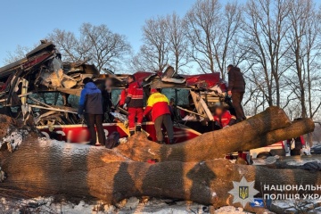 На Львівщині автобус «Відень - Київ» потрапив у ДТП, є постраждалі