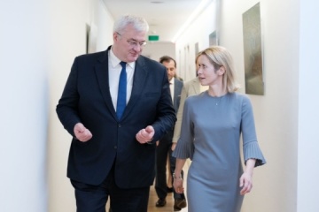 Sybiha y Kallas tratan temas relacionados con la energía y la seguridad en Ucrania