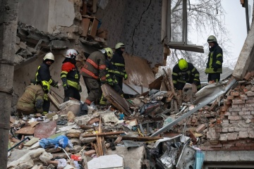 Man's body found under building rubble in Odesa