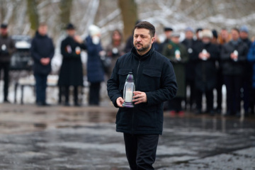 Zelensky rinde homenaje a las víctimas del Holocausto en Babi Yar