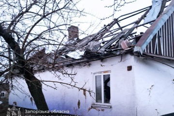 Three killed, 16 injured in 841 Russian strikes on Zaporizhzhia region over past day