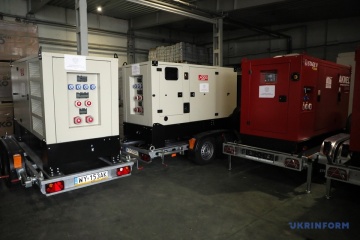 Obwód kijowski otrzymał pierwszą partię generatorów z Polski