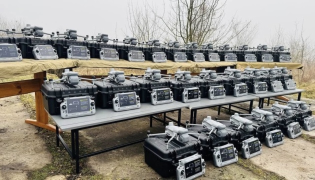 З Хмельницького військовим передали партію квадрокоптерів вартістю понад ₴5,5 мільйона