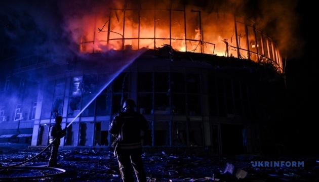 У ніч на 2 січня ворог здійснив чергову атаку дронами на Запоріжжя / Фото: Дмитро Смольєнко, Укрінформ