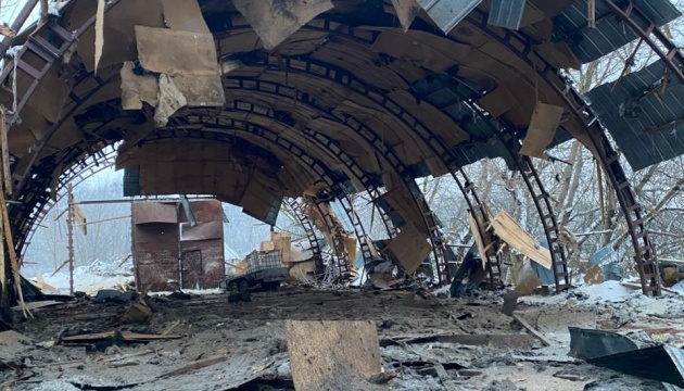 На Чернігівщині внаслідок дронової атаки РФ пошкоджені ангар і будинки