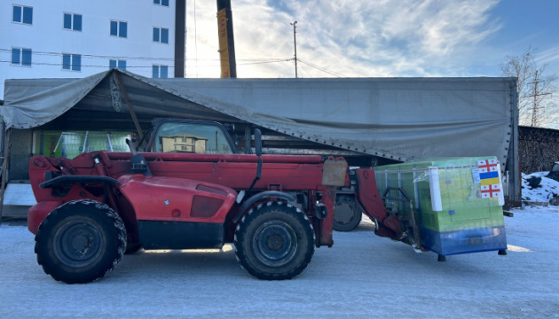 La región de Sumy recibe nueve generadores industriales de Georgia