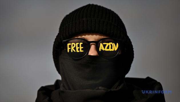 Акція-нагадування “Не мовчи! Полон вбиває!” у Запоріжжі / Фото: Дмитро Смольєнко, Укрінформ