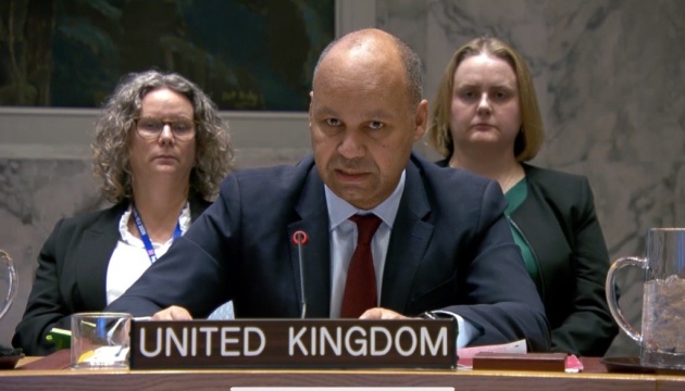 Путін заявляє, що прагне миру, але його дії свідчать про зовсім інше - Британія в Радбезі ООН