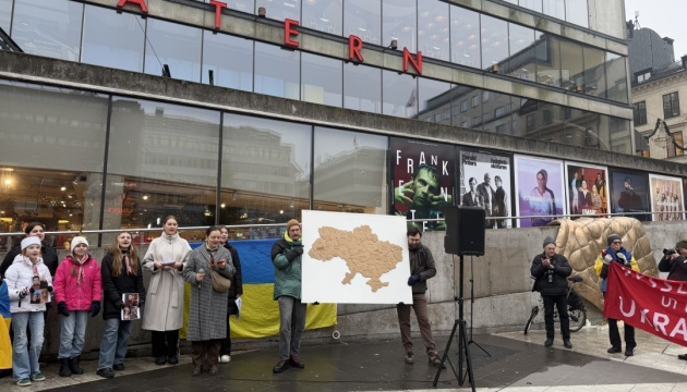 У Стокгольмі до Дня Соборності України пройшов масштабний мітинг