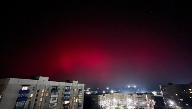 На Миколаївщині побачили рідкісне природне явище - північне сяйво