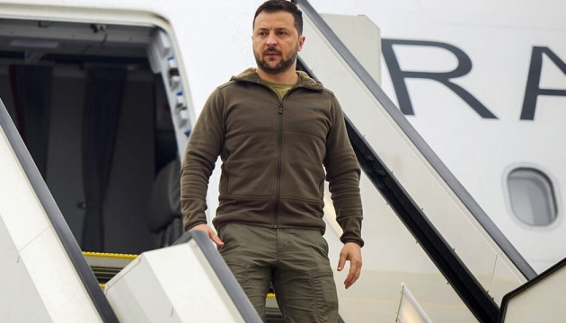 Zelensky arrives in Lithuania to participate in events marking anniversary of January Uprising