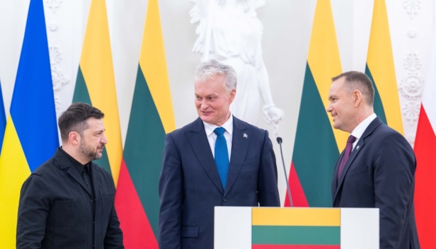 ウクライナ・リトアニア・ポーランド３国大統領、防空、エネルギー、欧州統合につき協議