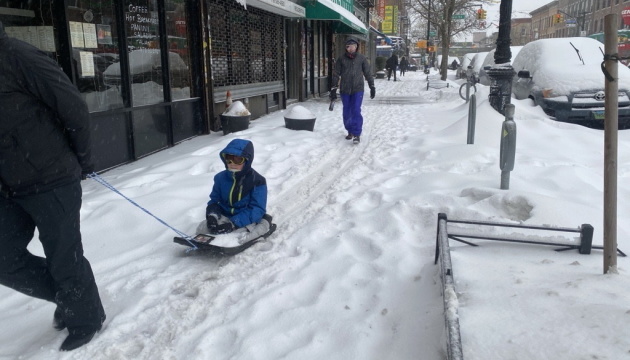 Потужний зимовий шторм накрив Нью-Йорк та сусідні штати