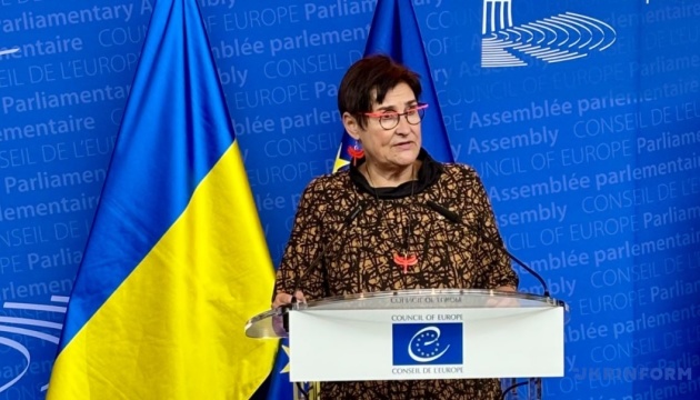 Нова президентка ПАРЄ: Вдячна українцям, які борються за свободу нас усіх