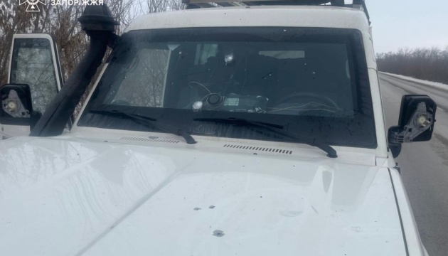 На Запоріжжі росіяни дроном атакували авто рятувальника