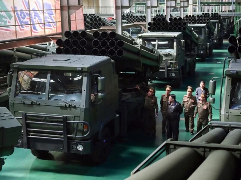 Північнокорейська реактивна система залпового вогню М-1991. 