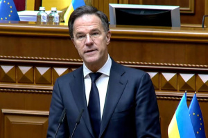 NATO secretary general arrives in Kyiv, addresses parliament