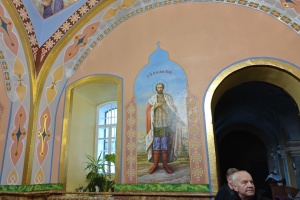 У церкві на Тернопільщині виявили на стінах ангелів із крилами у кольорах російського прапора