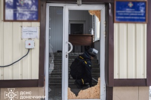 Війська РФ пошкодили пожежно-рятувальну частину у Слов’янську 