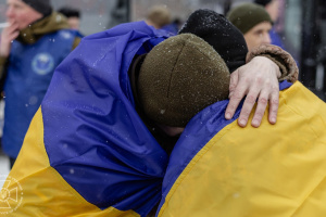 СБУ показала ексклюзивні кадри із сьогоднішнього обміну полоненими
