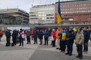 Громада Стокгольма провела акцію на підтримку України