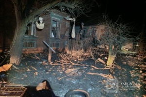 Russians shell 10 settlements in Kharkiv region over past day; one killed, four injured