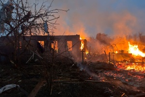 Russians drop two bombs on Sloviansk, over ten houses damaged