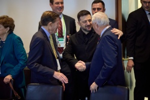 Zelensky se reúne con senadores del Congreso de Estados Unidos en Múnich