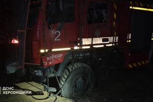 У Херсоні рятувальники потрапили під повторний удар росіян
