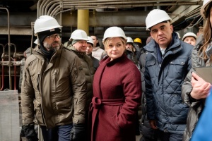 Генсек Ради Європи відвідав пошкоджену російськими атаками ТЕЦ у Києві