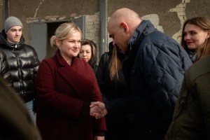 Генсек Ради Європи відвідав пошкоджену російськими атаками ТЕЦ у Києві