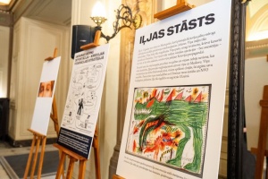 У Ризі відкрили фотовиставку про викрадених Росією українських дітей