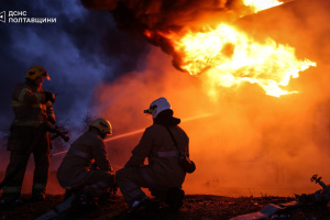 Російський дрон атакував паливно-енергетичне підприємство на Полтавщині