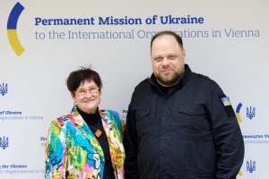 Стефанчук зустрівся з новообраною президенткою ПАРЄ