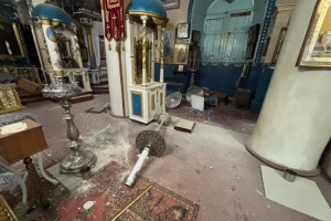 У Херсоні війська РФ обстрілами пошкодили храм Московського патріархату