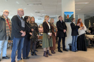 В Антверпені українська та чеченська громади вшанували четверту річницю вторгнення РФ