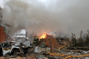 中部キーウ州、ロシア軍の航空攻撃で１５名負傷、１名死亡