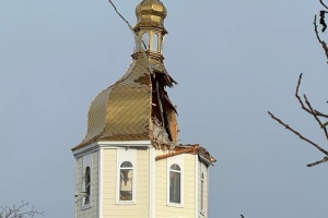 На Київщині внаслідок російської атаки пошкоджена церква