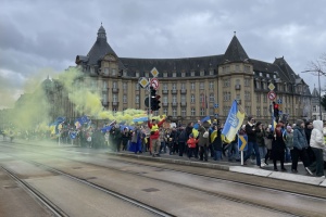 У Люксембурзі пройшов марш солідарності до річниці повномасштабного вторгнення РФ в Україну
