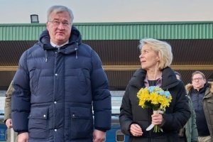 Ursula von der Leyen llega a Kyiv