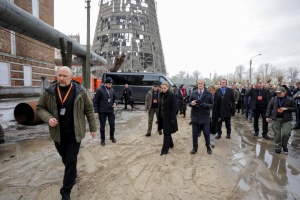 Шмигаль показав європейським партнерам наслідки обстрілу ТЕЦ у Києві