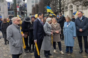 У Брюсселі пройшов марш на підтримку України