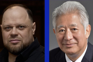 ステファンチューク宇議会議長、森英介衆院議長と電話会談