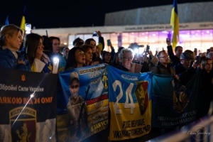 У Тель-Авіві відбувся  вечір єдності та пам’яті до роковин вторгнення РФ в Україну