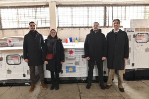 Франція передала чергову партію генераторів громадам Київщини