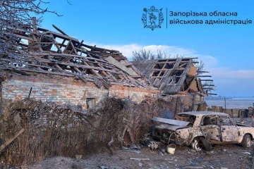 Russian forces carry out 383 strikes on Zaporizhzhia region, infrastructure damaged, civilians injured